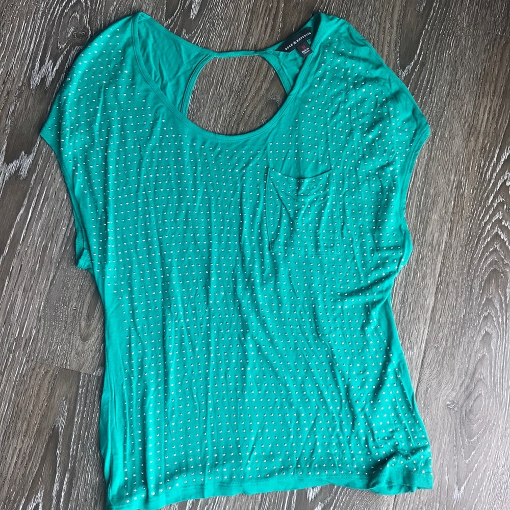 Medium teal with rhinestones Rock & Republic